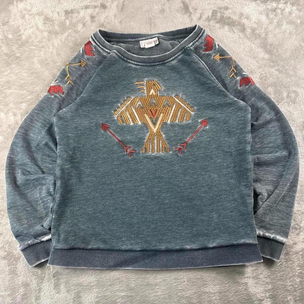 Ariat Larson Southwestern Embroidered Sweatshirt Women’s M Western Boho